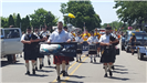 Bagpipes are amazing during the parade.