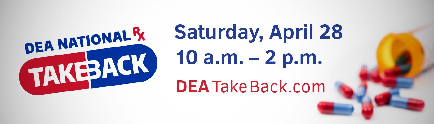 Drug Take Back Day Banner