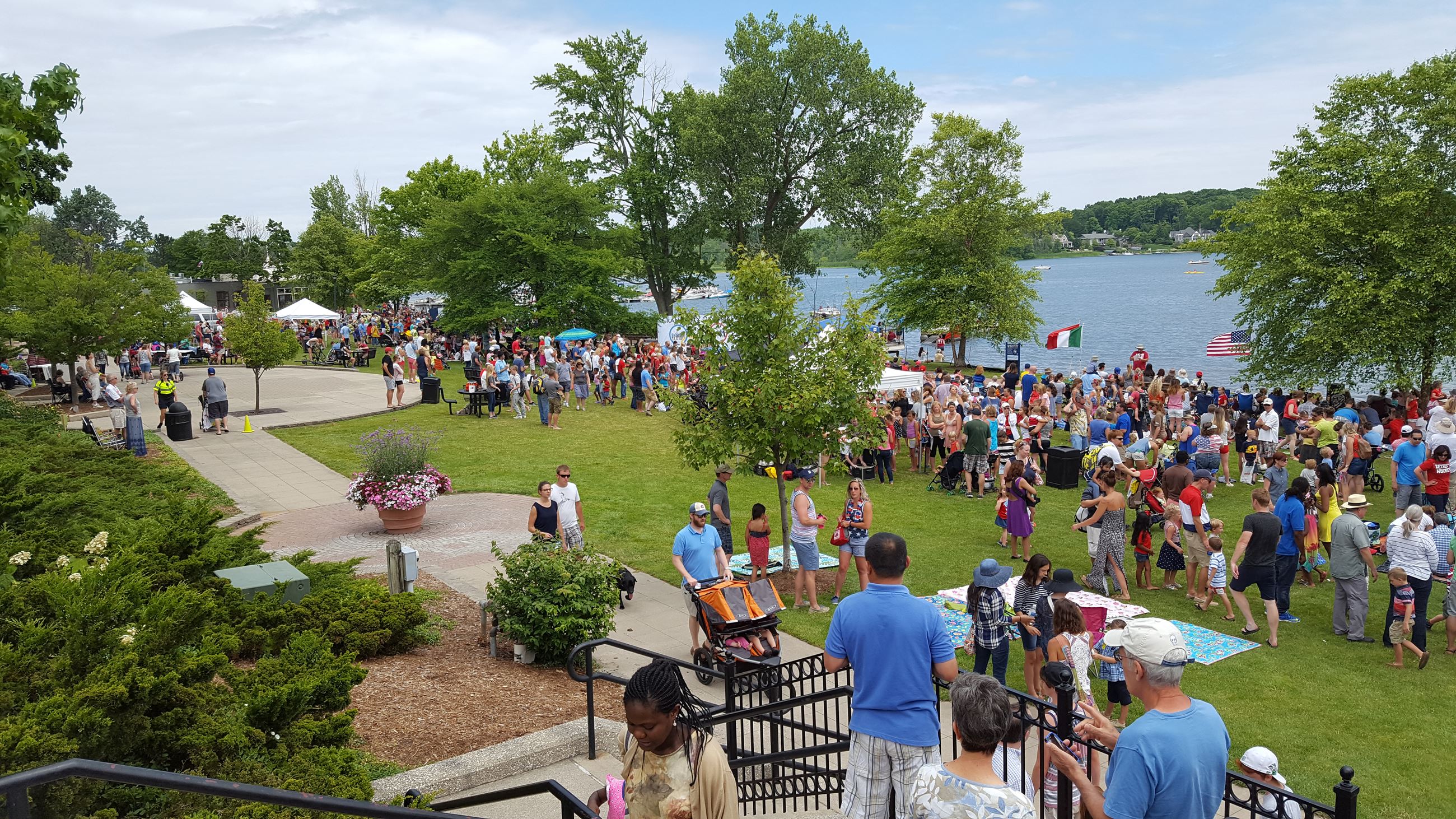 Lots of fun in John Collins Park.