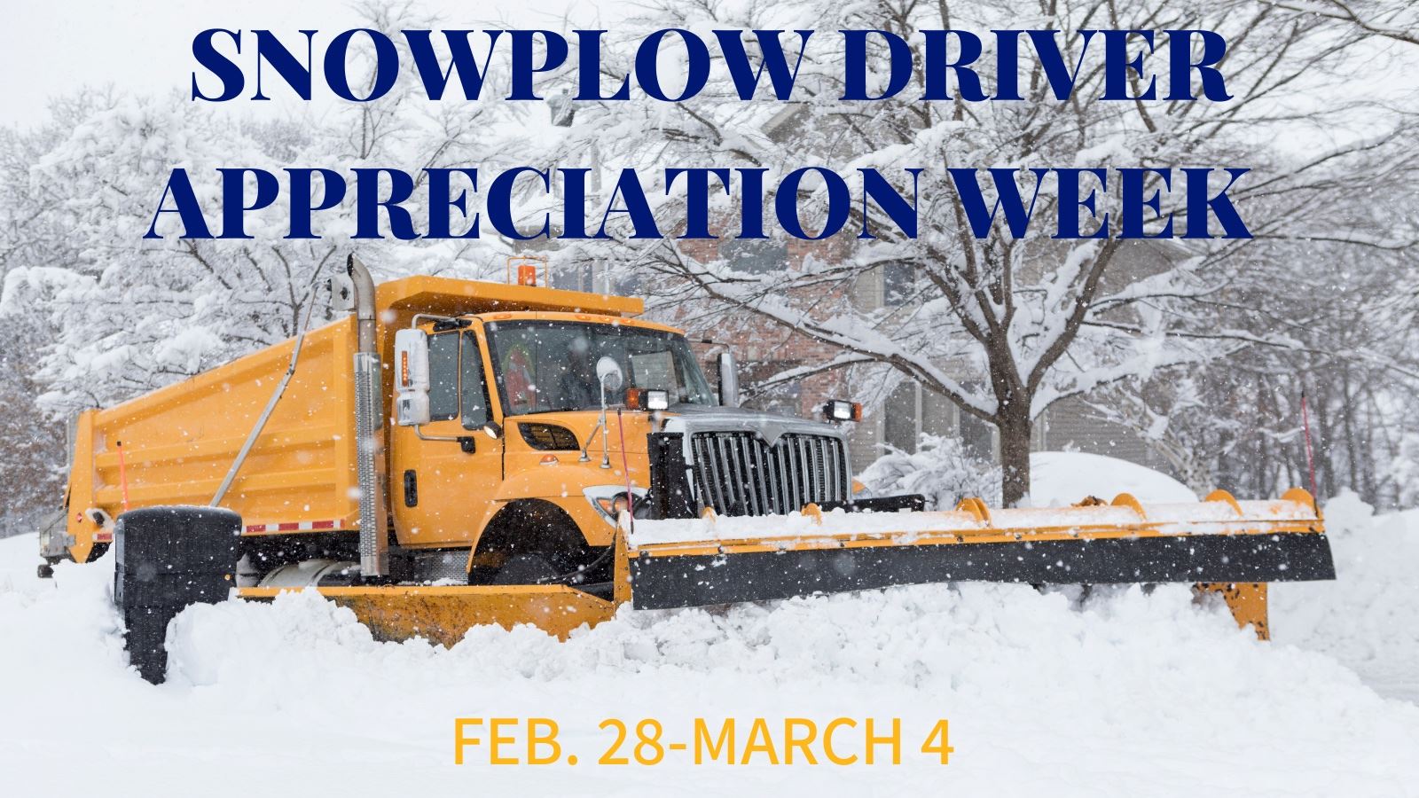 EGR Snowplow Driver Appreciation Week Kickoff