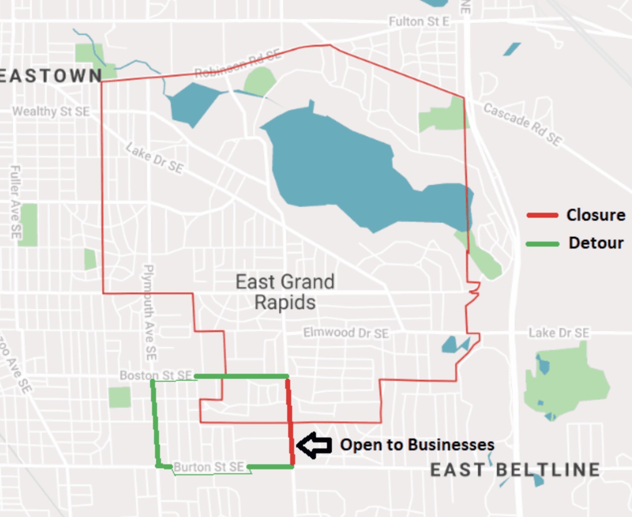Breton Road closure June 2023