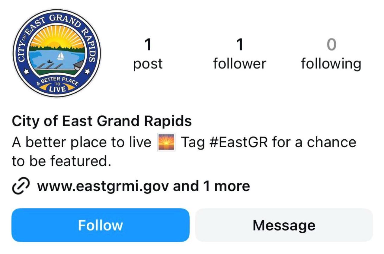 City Instagram profile