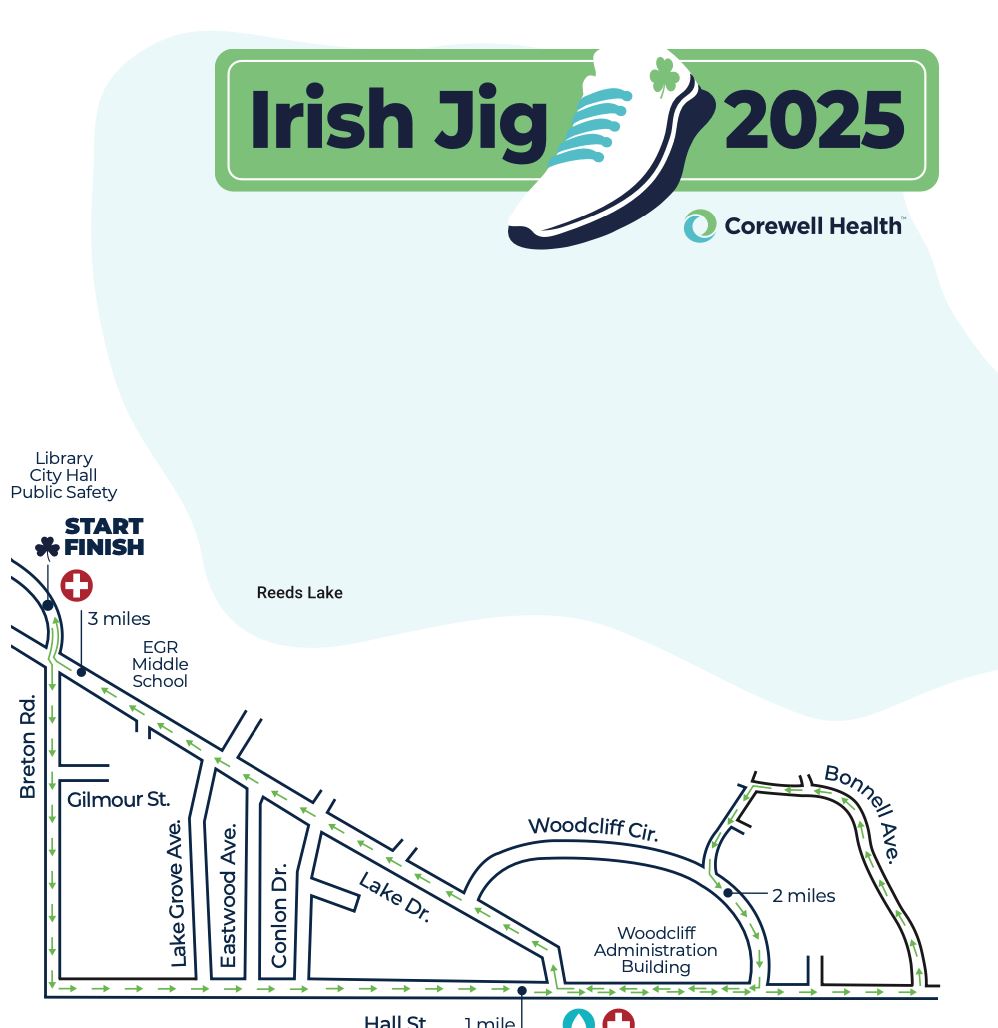 2025 Corewell Health Irish Jig Route