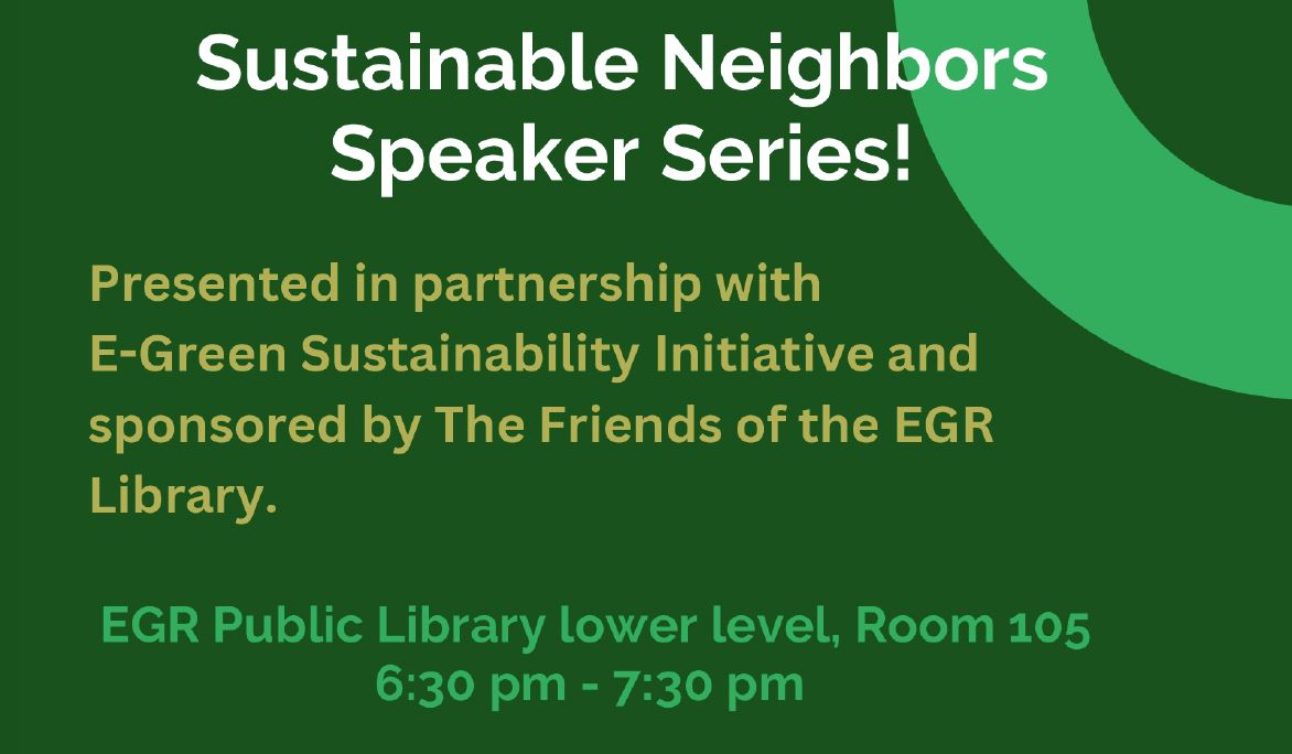 2026 Sustainable Neighbors Speaker Series